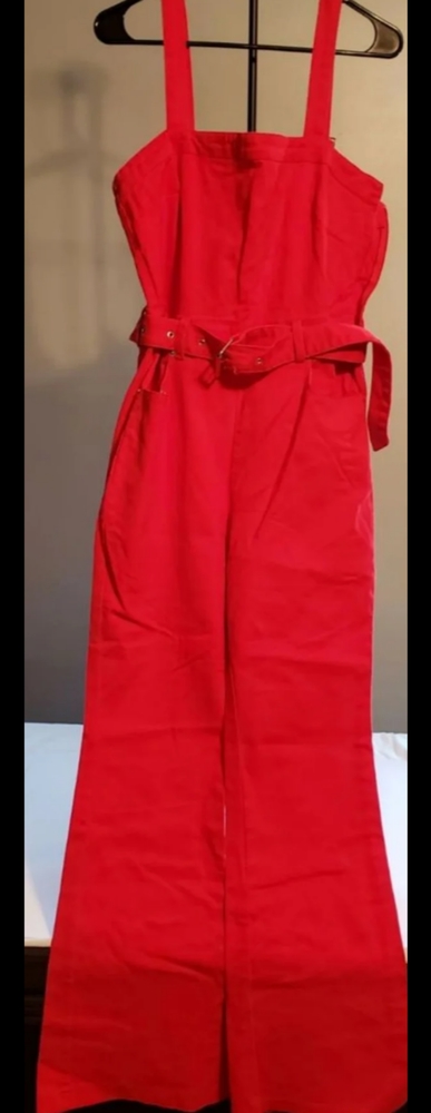 Women's Forever 21 jumpsuit red size Large
